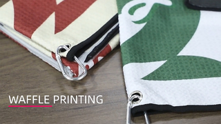 গলফ তোয়ালে ওয়াফেল মাইক্রোফাইবার দ্রুত শুষ্ক