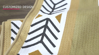 বালি প্রমাণ সৈকত তোয়ালে কাস্টম ডিজিটাল প্রিন্ট