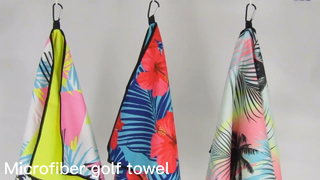 ওয়াফেল গল্ফ তোয়ালে সুপার শোষক দ্রুত শুকনো